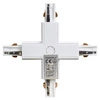 Łącznik szynoprzewodu 3-fazowego TRACK LIGHT typ "+", biały, ML7097