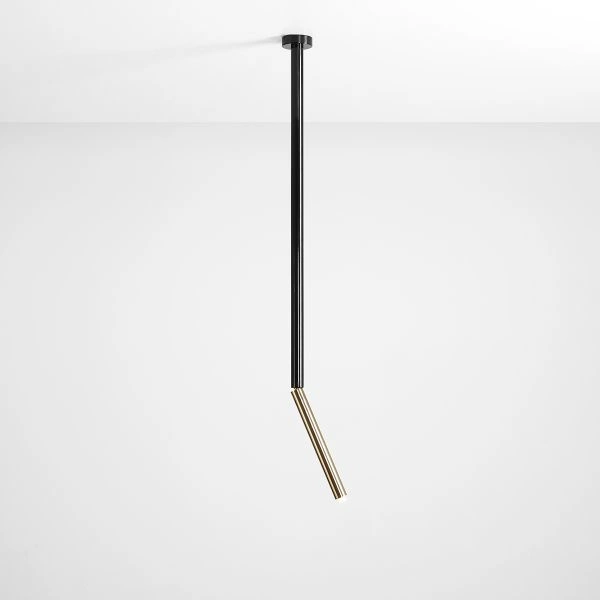 Aldex Lampa sufitowa STICK LONG, 1067PL_G1_L, czarny/złoty, 1x35W G9