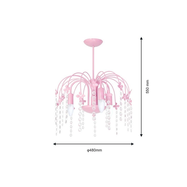 Lampa Sufitowa LAURA 3xE14 MLP1137