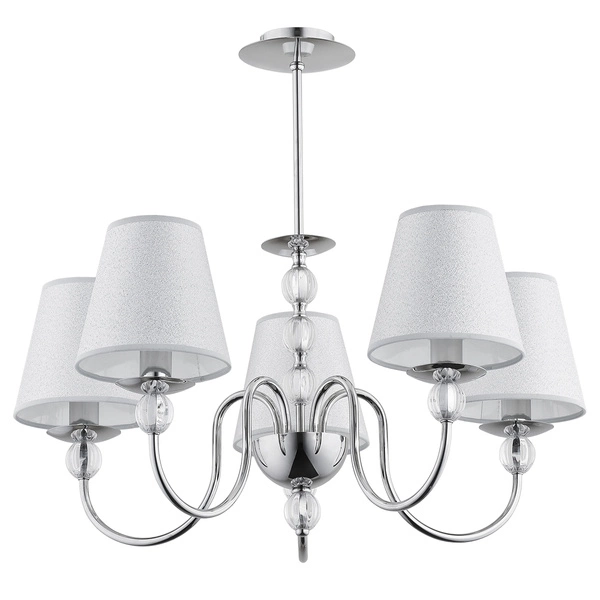 Lampa sufitowa ALFA EMMANUELLE CHROM 5xE14 57cm | 16715