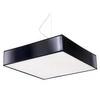 Lampa wisząca Sollux HORUS 45 Lampa  PVC, Stal, czarna 3x 15W LED , SL.0133