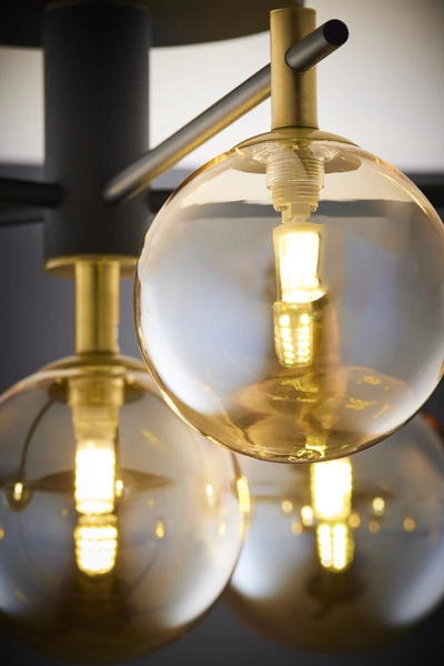 Nowoczesna Lampa sufitowa FIGARO wys. 34cm 6xG9 14W IP20 | Złoty