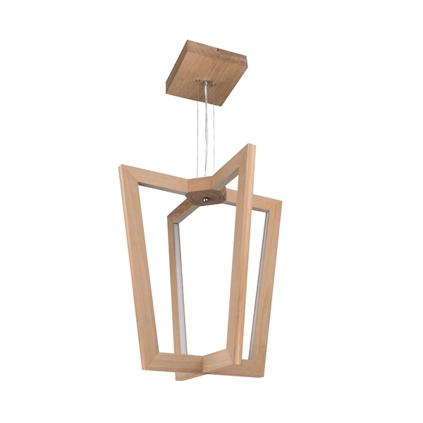 Lampa Wisząca Leif ''In'' 4xLED 24V Zintegrowana 2520lm 3000K 27W Dąb Olejowany/Przezroczysty Kabel PCV 1509174