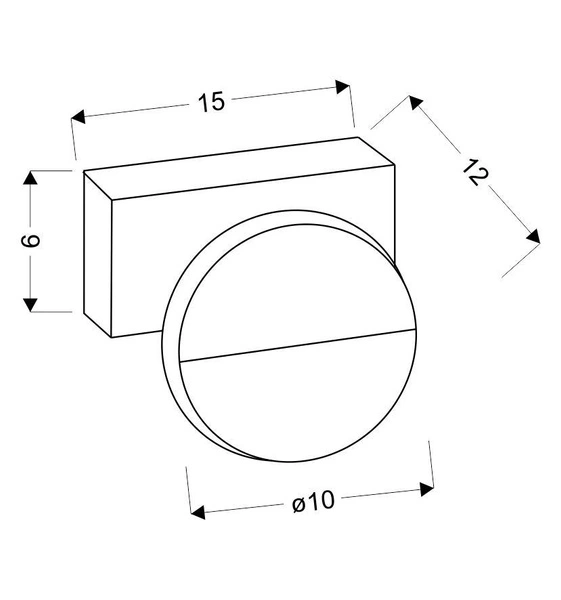 Kinkiet SING 21-72795 biały 1x3W LED, barwa neutralna 4000K