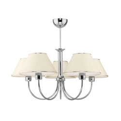 Klasyczny Żyrandol BEGAMO wys. 55cm 5xE27 15W IP20 | Chrom
