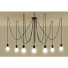 Lampa wisząca EDISON 7 SL.0372 czarna 7xE27