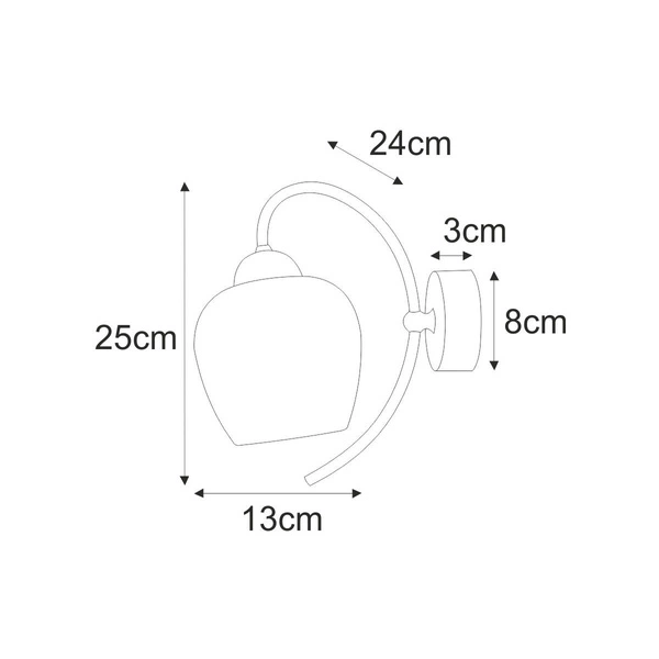 Kinkiet K-5187 z serii BELLA