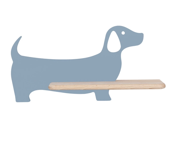 Kinkiet IQ KIDS DOG z półką, 21-02976, niebieski, 5W LED, 4000K