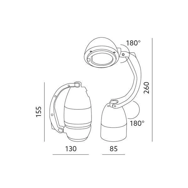 Latarka LED TWIST 1W 3w1