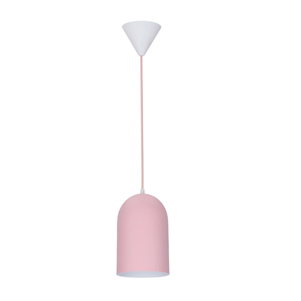 Lampa wisząca OSS LEDEA, 50101186, różowa, 1x40W E27