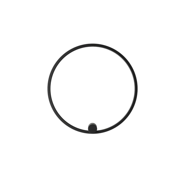 Kinkiet Ringa M 1xLED czarny WL0116-M-BK