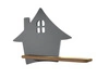 Kinkiet IQ Kids House z półką, 21-84842, szary, 5W LED, barwa neutralna 4000K