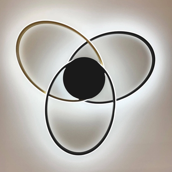 20169-GD BOLD LAMPA SUFITOWA CZARNO-ZŁOTA/BLACK-GOLD