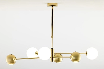 Nowoczesny Żyrandol MOKA wys. 47-69cm 3xG9 3xGU10
14W IP20 | Złoty