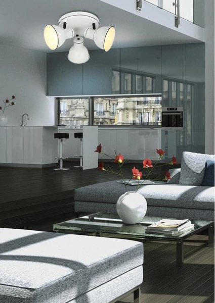 Lampa sufitowa ZUMBA 3xE14 biały/czarny 98-72160