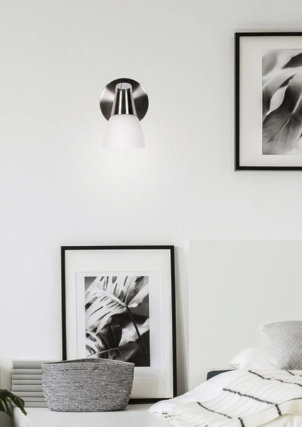 Kinkiet SELIA 91-69979 nikiel/chrom/biały 1xG9