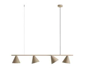 Aldex LAMPA WISZĄCA FORM 4 BEIGE 1108L17 | Beżowy 1108L17