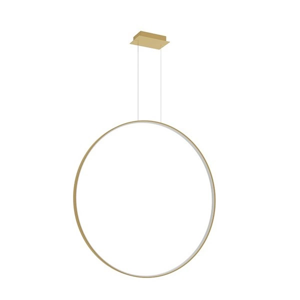 Nowoczesna lampa wisząca RIO 110, złota, 70W LED, barwa ciepła 3000K, TH.179