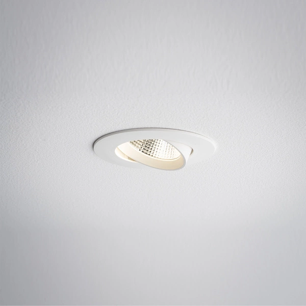 Lampa podtynkowa EGINA LED szer. 11cm 10W barwa ciepła 3000K | biały 10551