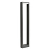 Nowoczesny słupek ogrodowy 80cm LED Form YB19502 | ciemny popiel
