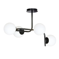 Lampa sufitowa Emibig KALF 4A Czarny 1030/4A