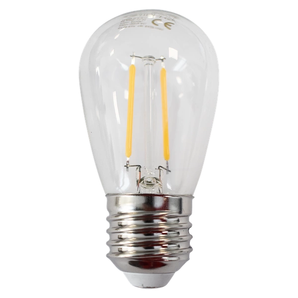 Żarówka Filamentowa LED 1W ST45 E27 2700K | biała ciepła