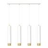 Lampa wisząca Emibig KIBO 4 WH/GOLD 642/4