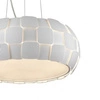 Lampa wisząca nad stół, do salonu biała ambient Zuma Line SOLE śr.46cm 5xE27