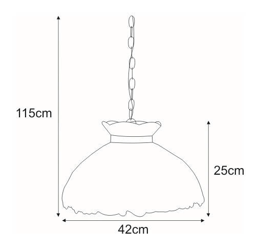 Lampa wisząca K-P16550 z serii FRUIT