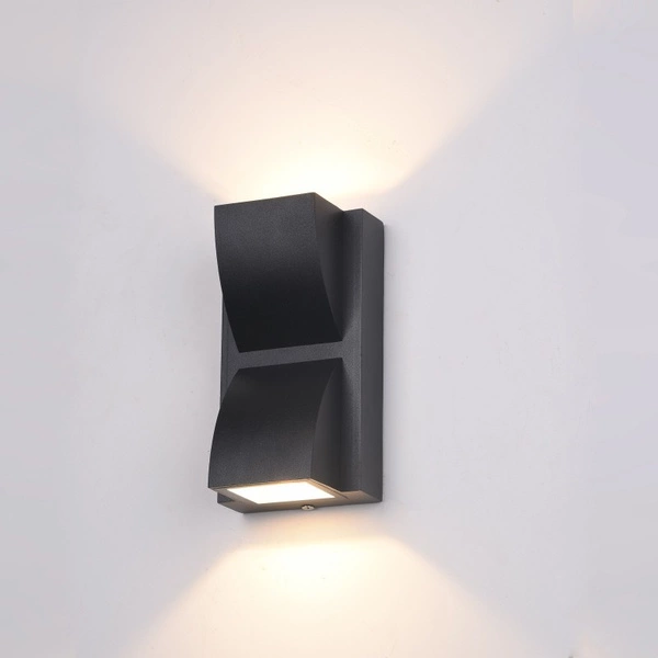 ,Kinkiet zewnętrzny Edgar PL-437B,, czarny,, 6W LED,, barwa ciepła 3000K,