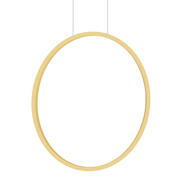 Lampa wisząca SATURNO, złota, 28W LED, barwa neutralna 4000K, ML8855