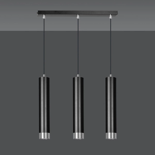 Lampa wisząca Emibig KIBO 3 BL/CHROME 643/3