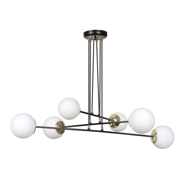 Lampa wisząca Emibig OGNIS 6 Czarny 966/6