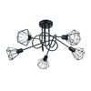 Lampa sufitowa ARTEMIS 5S, czarna, 5x40W E14, SL.1110