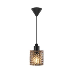 Lampa wisząca HOLLYWOOD E27 60W Szkło | Bursztyn
