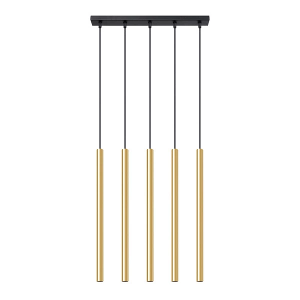 Lampa Wisząca PASTELO 5L złoty połysk