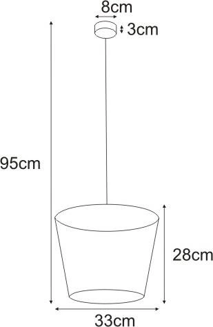 Lampa wisząca K-4641 z serii SOUL BLACK