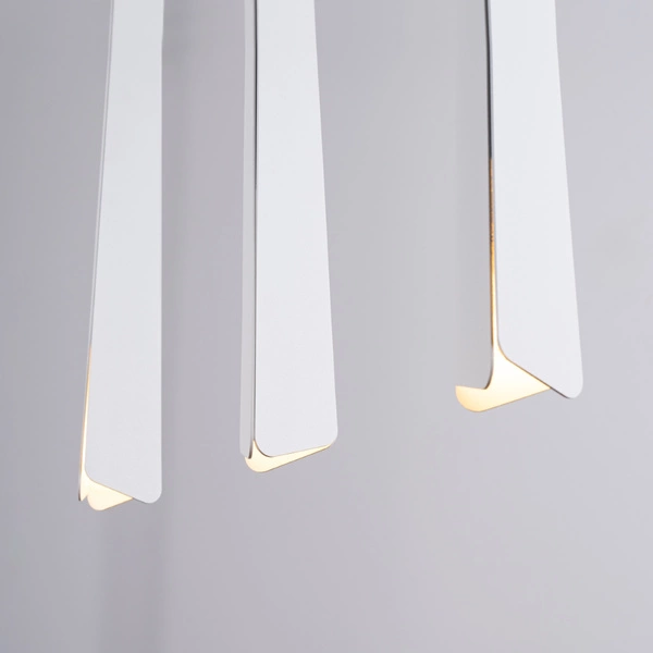 Lampa wisząca PRYSM 3L biała