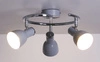 Lampa sufitowa JULIE spirala 3xE14 szary/chrom 98-66633