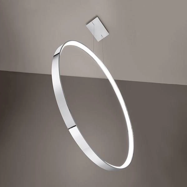 Nowoczesna lampa wisząca RIO 78, chrom, 50W LED, barwa neutralna 4000K, TH.249