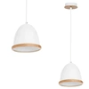 Lampa wisząca nowoczesna zwis STUDIO biały śr. 21cm