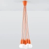 Lampa Wisząca DIEGO 5, PCV Pomarańczowy, E27 5 x 60W, SL.0586