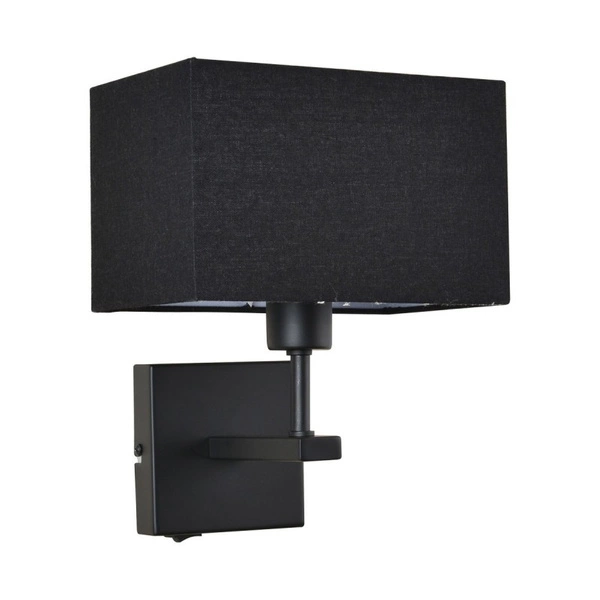 Kinkiet NORTE szer. 19cm E27 | czarny