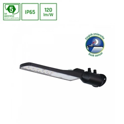 STREETOS SLIM 30W NW 230V 140/85st IP65 423x109x76mm CZARNY 5 LAT GW. SPECTRUM