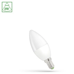 LED ŚWIECOWA E-14 230V 1W CW SPECTRUM