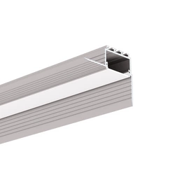 Profil aluminiowy KOZUS-CR 300cm do płyt GK ściana-sufit | srebrny