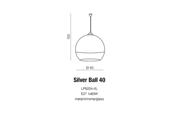 Azzardo SILVER BALL 40 734