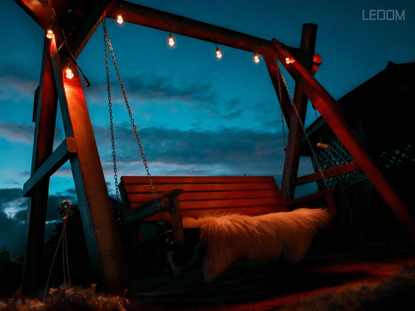 Girlanda ogrodowa RGBW WIFI TUYA 5m barwa ciepła, neutralna, zimna + RGB