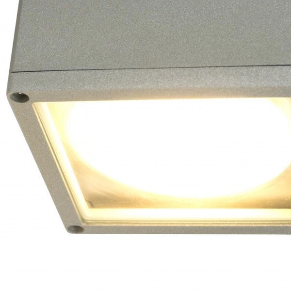 Lampa sufitowa przed wejście do domu IP54 E27 ADELA 8003 AL | srebrny