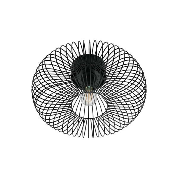 Lampa sufitowa BERONI E27 60W Metal | Czarny